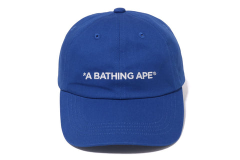 A BATHING APE 6PANEL CAP