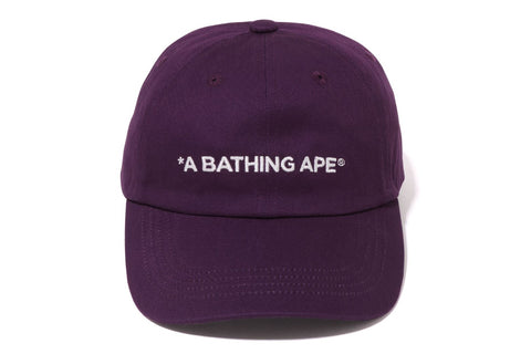 A BATHING APE 6PANEL CAP