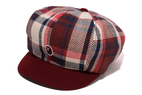 BAPE CHECK APE HEAD ONE POINT CASKET 帽子 BAPE CHECK APE HEAD ONE POINT CASKET | bapepirate.com