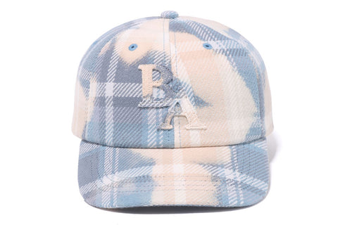 BLEACHED BAPE CHECK PANEL CAP