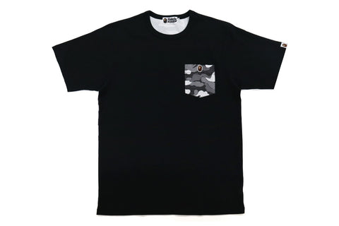 STRIPE ABC CAMO POCKET TEE