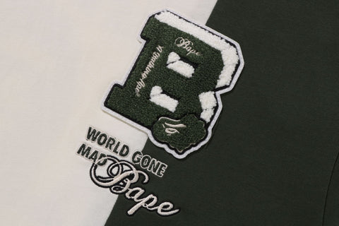 BAPE BADGES COLOR BLOCKING TEE