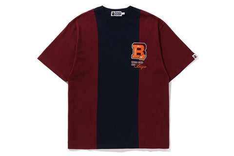 BAPE BADGES COLOR BLOCKING TEE