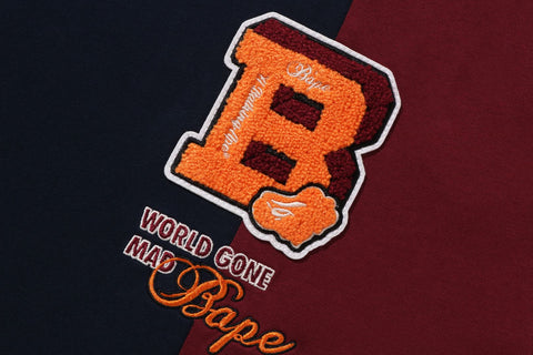 BAPE BADGES COLOR BLOCKING TEE