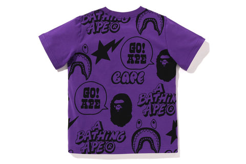 BAPE GRAFFITI PATTERN TEE