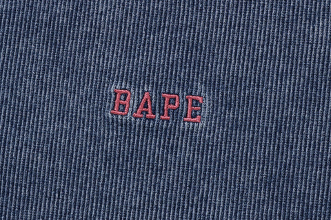 BAPE INDIGO RIB TEE