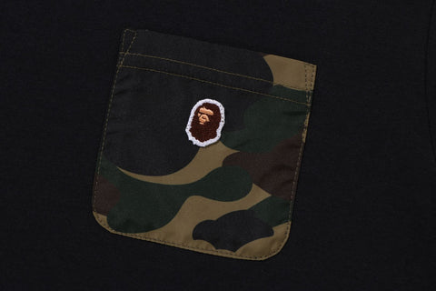 1ST CAMO POCKET COLLEGE TEE