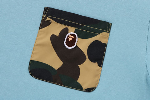 1ST CAMO POCKET COLLEGE TEE