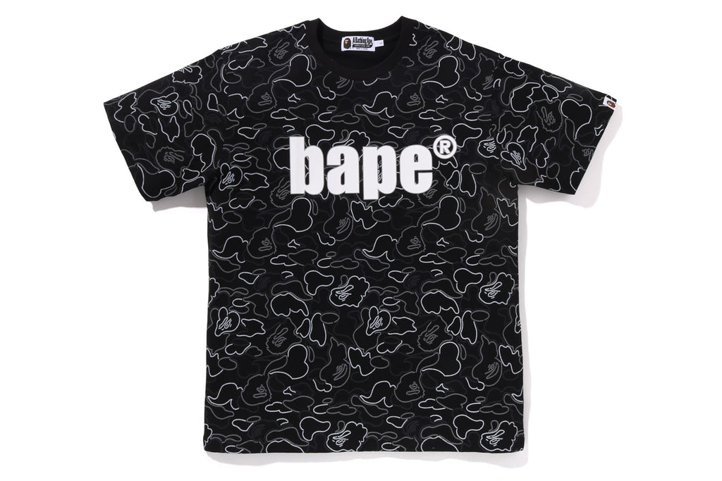 NEON CAMO BAPE TEE