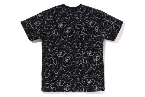 NEON CAMO BAPE TEE