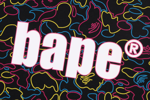 NEON CAMO BAPE TEE