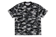 PALM TREE CAMO ONE POINT RELAXED FIT TEE