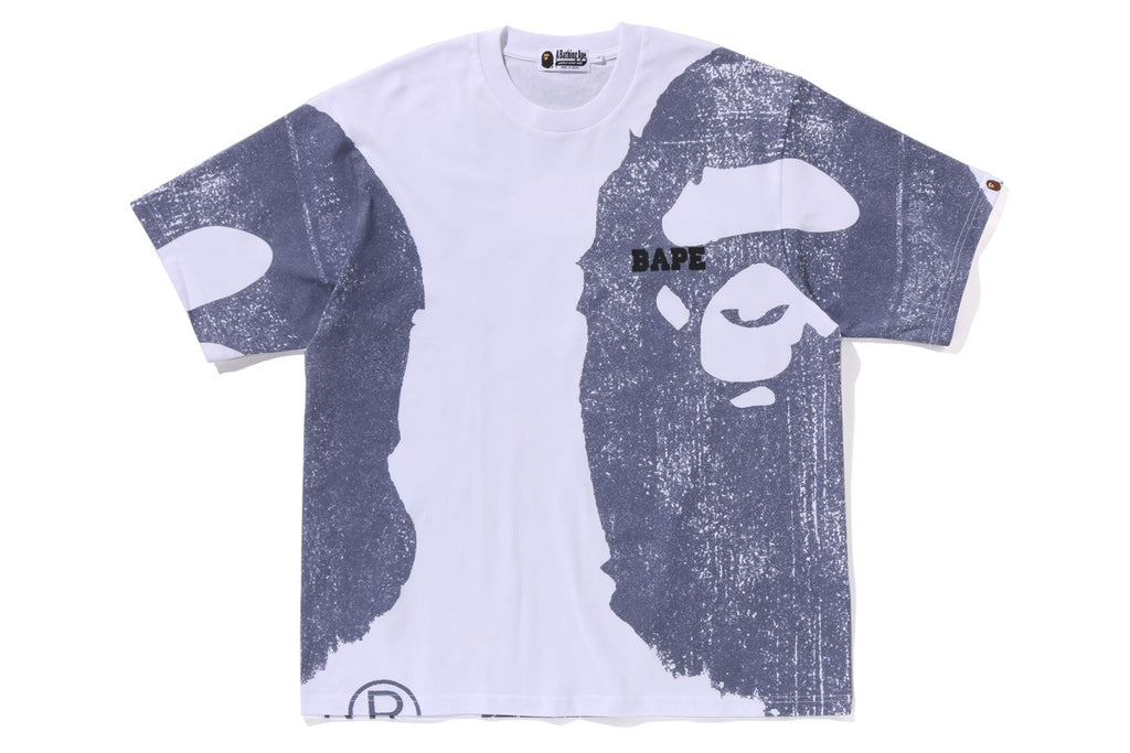 WATER PRINT APE HEAD RELAXED FIT TEE