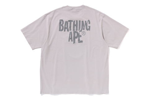 HEAVY WASHED APE HEAD RELAXED FIT TEE
