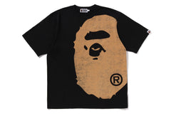 BLEACHED BIG APE HEAD RELAXED FIT TEE