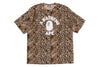 WILD LEOPARD PATTERN COLLEGE RELAXED FIT TEE
