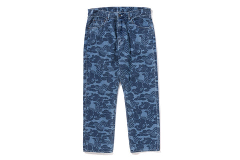 ASIA CAMO DENIM PANTS