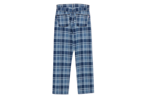 BAPE CHECK DENIM PANTS