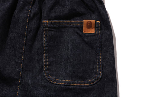 COLLEGE PANEL DENIM PANTS