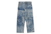 OVERALL LASERED RELAXED FIT 13 OZ DENIM PANTS