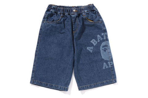 COLLEGE MIDDLE LENGTH 10OZ DENIM SHORTS