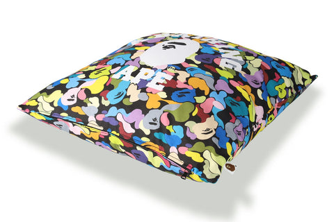 MULTI CAMO COLLEGE SQUARE CUSHION