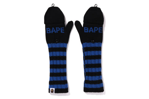 HOOP BAPE KNIT LONG GLOVES