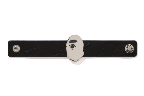 APE HEAD SILVER BRACELET