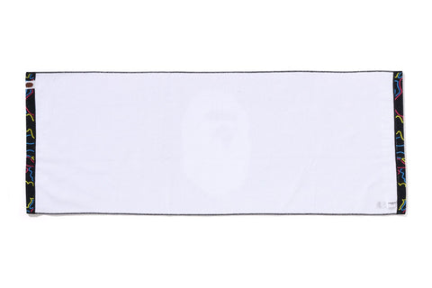 NEON CAMO SPORTS TOWEL
