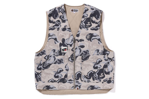 BAPE ART CAMO GOBELIN WORK VEST