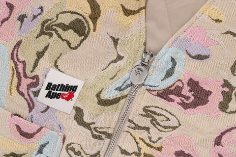 BAPE ART CAMO GOBELIN WORK VEST