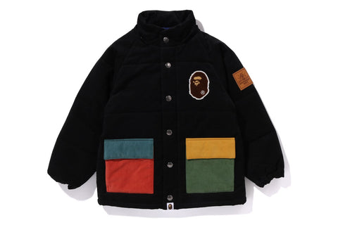 APE HEAD CORDUROY PADDED JACKET