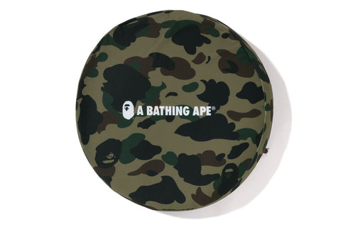 1ST CAMO A BATHING APE CIRCLE FLUFFY BEADS CUSHION