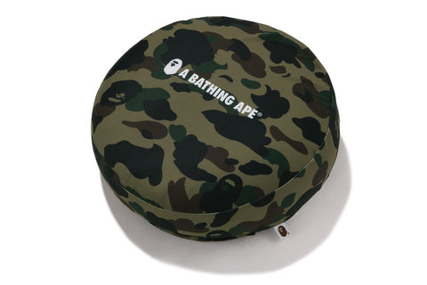 1ST CAMO A BATHING APE CIRCLE FLUFFY BEADS CUSHION