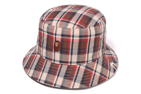 正規品高品質新品 BAPE HAT BURBERRYCHECK ヘイマーケットチェックハット 帽子