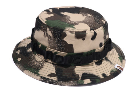 MAP CAMO MILITARY HAT