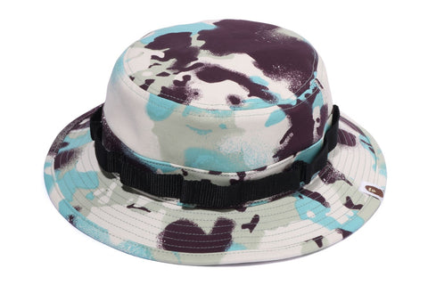 MAP CAMO MILITARY HAT