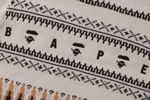 BAPE SNOWFLAKE KNIT SWEATER