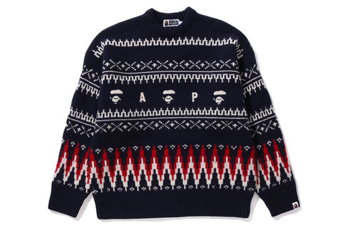 BAPE SNOWFLAKE KNIT SWEATER