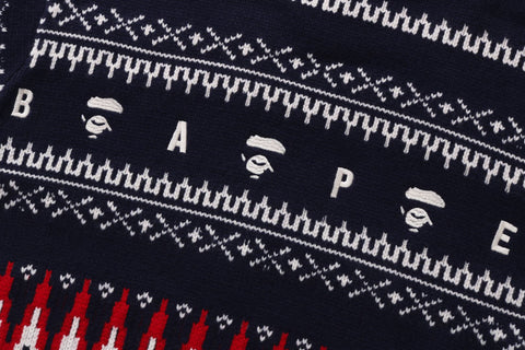 BAPE SNOWFLAKE KNIT SWEATER