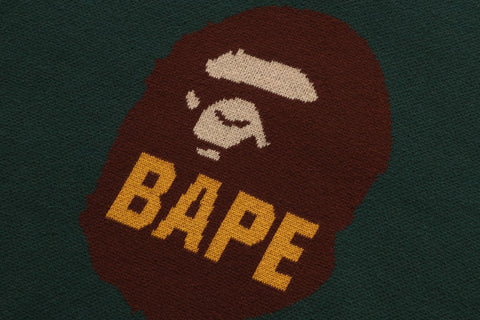 BAPE APE HEAD V-NECK KNIT