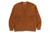 SOLID CAMO JACQUARD ONE POINT CARDIGAN