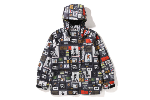 BAPE MULTI LABEL HOODIE JACKET