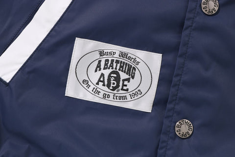 APE HEAD B PATCH VARSITY JACKET