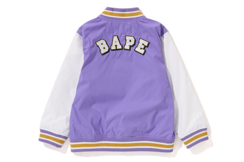 APE HEAD B PATCH VARSITY JACKET