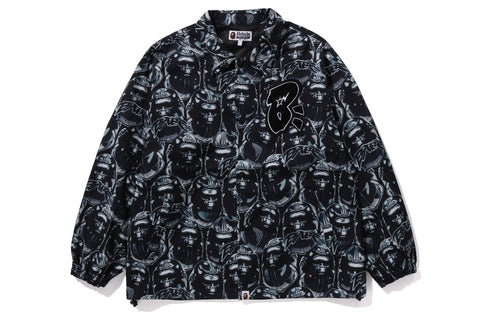 APE HEAD GRAFFITI COACH JACKET