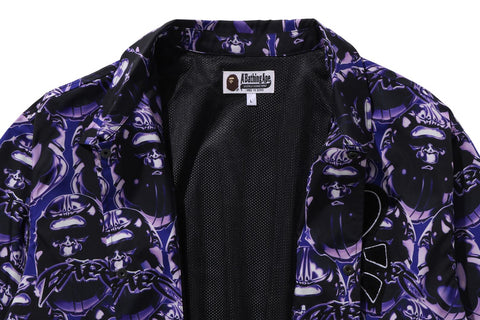 APE HEAD GRAFFITI COACH JACKET