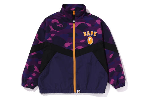 COLOR CAMO BLOCK JACKET