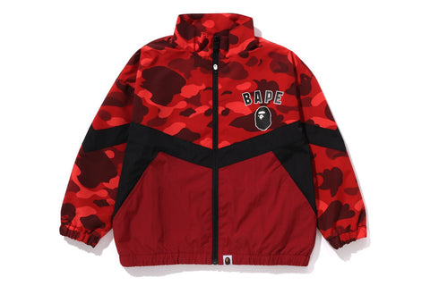 COLOR CAMO BLOCK JACKET