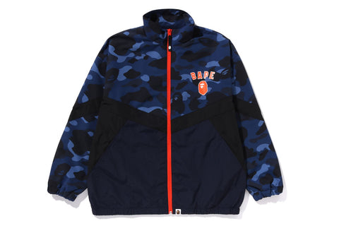 COLOR CAMO BLOCK JACKET